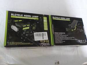 lot 202 image: 2 BLCYCLE Horn Lamp Mobile Phone Br...