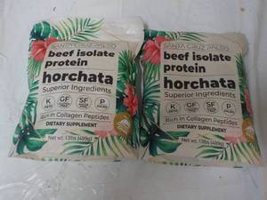 lot 234 image: 2 Beef Isolate Protein 1 lb. Bags H...