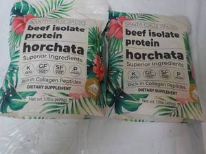 lot 235 image: 2 Beef Isolate Protein 1 lb. Bags H...