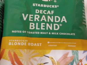lot 241 image: 3 Starbucks 12 oz Decaf Veranda Ble...