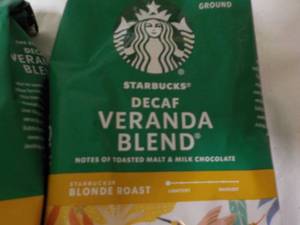 lot 244 image: 3 Starbucks 12 oz Decaf Veranda Ble...