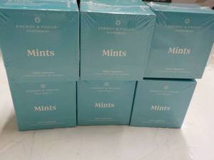 lot 281 image: 6 boxes Energy and Focus Mints Diet...