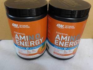 lot 295 image: 2 Essential Amino Energy Supplement...