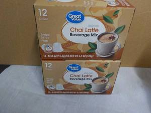 lot 317 image: 24 Chai Latte Single Serve Pods...