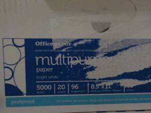 lot 86 image: 5000 Sheets White Multi Purpose Off...