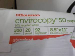 lot 92 image: 3000 Sheets 8.5 x 11 White Copy Pa...