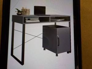 lot 98 image: Brenton Studio Bexter Desk with Mob...