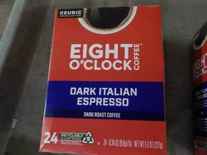 lot 115 image: 8 O Clock 24 pods Keurig Coffee ...