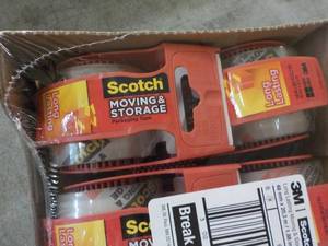 lot 119 image: Scotch 3M Moving and Storing Clear ...
