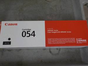 lot 137 image: Canon 054 Black Ink Cartridge...