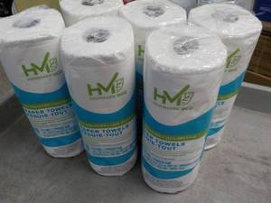lot 150 image: 6 rolls Highmark Eco Paper Towels 8...
