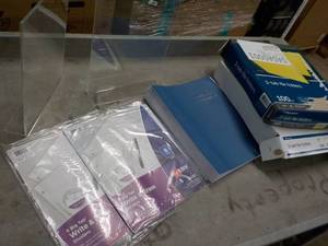 lot 157 image: Desk Organizer and Folders...