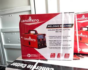 lot 9860 image: LandHero Portable Multi-Process Welder (MIG-140)