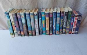 lot 30 image: VHS Movie Collection including Shrek, Toy Story 2, and The Lion King