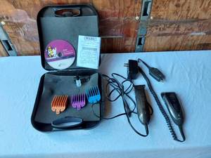 lot 126 image: Wahl Pro Series Rechargeable Pet Clipper Set and Braun Electric Shaver