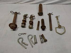 lot 191 image: Assorted Trailer Hitch Pins and Linch Pins, Various Sizes and Types