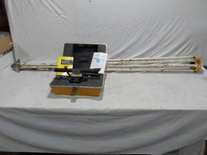 lot 224 image: Craftsman Standard Transit Utility Level and Tripod - Unsure if Tripod goes with this transit