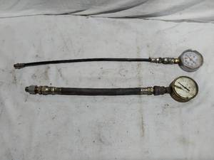 lot 291 image: Hydraulic Pressure Gauges with Hoses