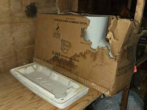 lot 506 image: Crane 3-243 Toilet Bowl and Tank Lid - No Tank