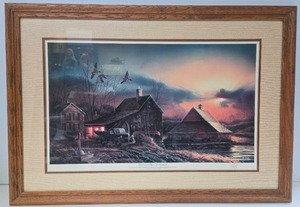 lot 28 image: Framed Signed TERRY REDLIN Print - Prepared for the Season