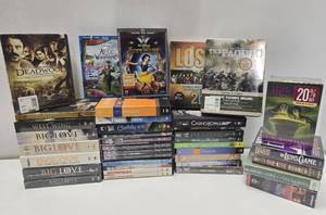 lot 100 image: Lot of TV Series & Movies on DVD - Many Still Sealed