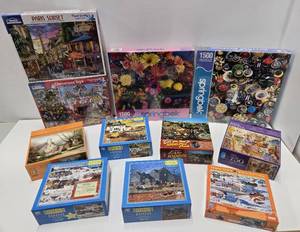 lot 96 image: Great Lot of Brand New Puzzles - 10 total