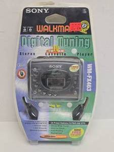 lot 104 image: NOS Factory Sealed Retro Sony WALKMAN Portable RadioCassette Player