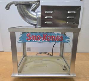 lot 222 image: Working Gold Medal SNO-KONETTE Ice Shaver Snow Cone Machine