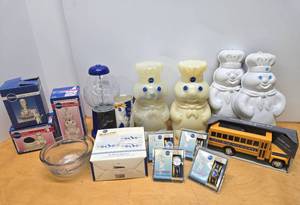 lot 242 image: Large Lot of &nbspPILLSBURY Doughboy Collectibles