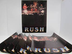 lot 158 image: Lot of 9 Original Vintage 80s RUSH Band Posters