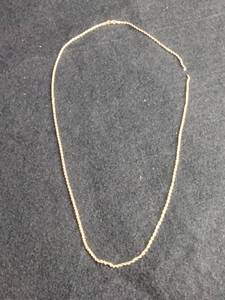 lot 25 image: Midas Chain 10K Gold 24 Hollow Rope Chain