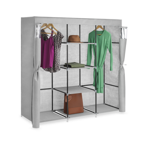 lot 41 image: Whitmor Covered Wardrobe Storage Shelves