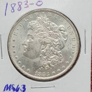lot 30 image: 1883-O Morgan Silver Dollar, Higher Grade