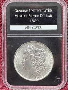 lot 35 image: 1889 Morgan Silver Dollar, Higher Grade