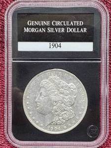 lot 36 image: 1904 Morgan Silver Dollar, Higher Grade