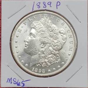 lot 44 image: 1898 Morgan Silver Dollar, Higher Grade