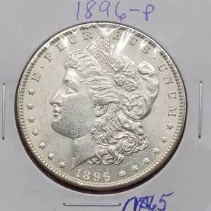lot 47 image: 1896 Morgan Silver Dollar, Higher Grade