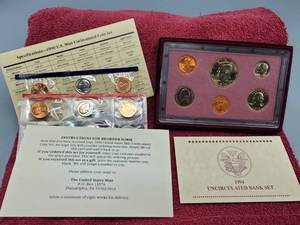 lot 100 image: 1990 & 1994 Uncirculated Mint Sets, Orig. Pkg.