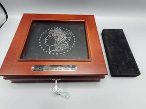 lot 102 image: 2 Empty Coin Cases--1 holds 6 Slabs, 1 holds 3 Airtites