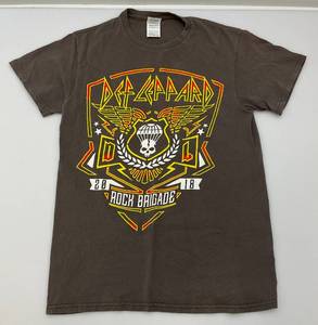 lot 91 image: Death Leppard 2018 Rock Brigade Tour Shirt Size S