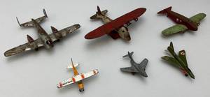 lot 107 image: Misc. Miniature Steel, Die Cast Airplanes Including Wyandotte & More (Some Missing Parts)