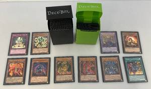 lot 139 image: Misc. Unsorted Yu-Gi-Oh Cards In Protective Sleeves In Ultra-Pro Card Holders