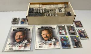 lot 157 image: Large Group Of Unsorted NASCAR Trading Cards Some In Protective Sleeves And Hard Sleeves And More