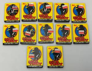lot 179 image: Vintage 90s Dick Tracy Wax Packs Sealed