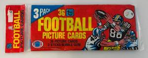 lot 180 image: 1979 Topps Football Cards In Factory Sealed Pouch In Wax Packs
