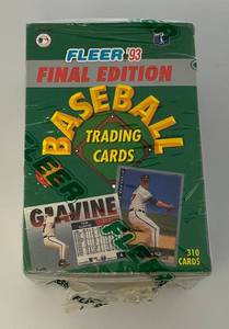 lot 193 image: 1993 FLEER Baseball Trading Cards (Factory Sealed)