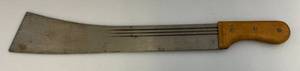lot 203 image: Vintage Czechoslovakian Crocodile Machete Marked On Blade 18 Blade With Blood Grooves