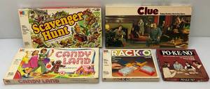 lot 207 image: Misc. Vintage Board Games Including Candy Land,Clue And More