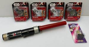 lot 29 image: Misc. STAR WARS Collectible Miniatures  Including Box Blasters, & More (All But One NIB)