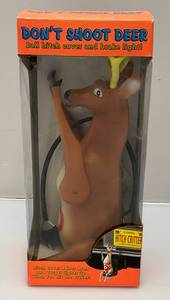 lot 35 image: Vintage Dont Shoot Deer Ball Hitch Cover And Light (Deer Hitch Cover Raises Arms And Target Lights Up When You Hit The Brakesw) Seems To Be New In Box